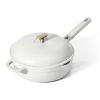 All-in-One 4 QT Hero Pan with Steam Insert, 3 Pc Set, White Icing by Drew Barrymore