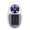 Programmable Space Heater; with Led Display Wall Outlet Electric Heater with Adjustable Thermostat and Timer for Home Office Indoor Use With Remote Co