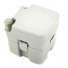 5.3 Gallon 20L Flush Outdoor Indoor Travel Camping Portable Toilet for Car, Boat, Caravan, Campsite, Hospital,Gray XH