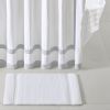 Stria Border Stripe Marshmallow Bath Rug