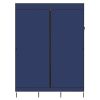 71" Portable Closet Wardrobe Clothes Rack Storage Organizer with Shelf Navy RT