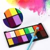 8-grid Double Color Palette Water-soluble Body Painting Pigments Halloween Washable Halloween Makeup