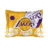 Lakers OFFICIAL NBA "Hexagon" Twin Comforter & Sham Set; 64" x 86"