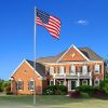 20ft Sectional Al Flag Pole w/US Flag Ball