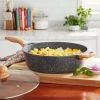 Prairie Signature 6-Quart Cast Aluminum Jumbo Saut√© Pan, Linen Speckle