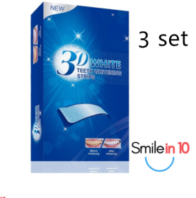 Teeth whitening strip (Option: 3 set)