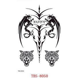 Waterproof Tattoo With Totem Characters (Option: 8050)