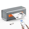 VEVOR Thermal Label Printer, Shipping Label Printer w/Automatic Label Recognition, Thermal Printer Supports Shipping, Barcode, Household Labels and Mo