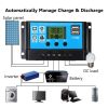 20W-300W Solar Panel 12V Solar Cell 100A Controller Solar Panel for Phone RV Car MP3 PAD Charger Outdoor Battery Supply Camping