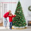 5/6 Feet Artificial PVC Hinged Christmas Tree with Solid Metal Stand