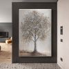 Hand Painted Oil Painting Abstract Tree Oil Painting on Canvas Extra Large Wall Art Original Minimalist Texture Wall Art Custom Painting Gray Decor Li