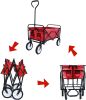 Folding Wagon Garden Shopping Beach Cart